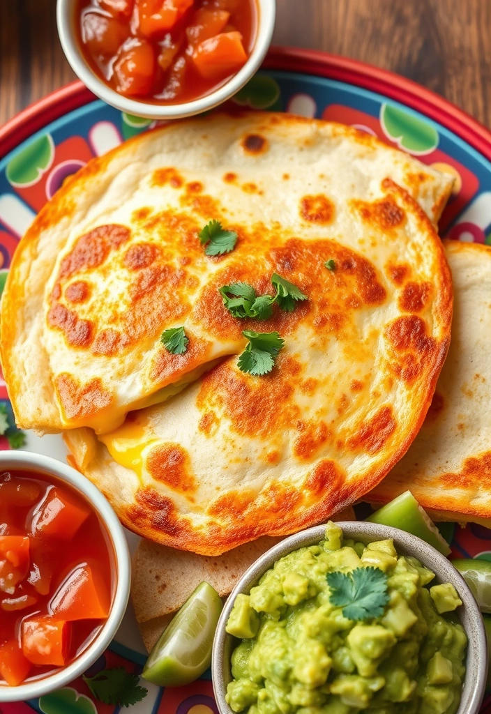 10 Comfort Food Classics You Can Make in Under 10 Minutes (Warm Your Soul Fast!) - 4. Cheesy Quesadilla