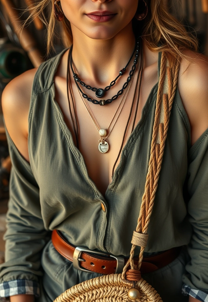 10 Fisherman Aesthetic Outfits That Will Make You the Trendsetter of the Season! - 10. Layered Accessories for the Ultimate Look