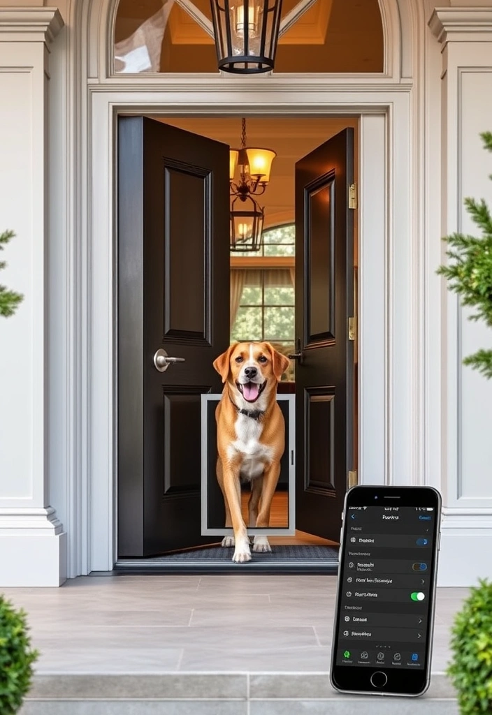 10 Must-Have Modern Pet Care Products for 2025 That Will Change Your Life! - 10. Smart Pet Door