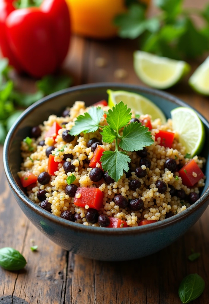 10 Satisfying Foods for Weight Loss That Make Dieting a Breeze! - 1. Quinoa & Black Bean Salad