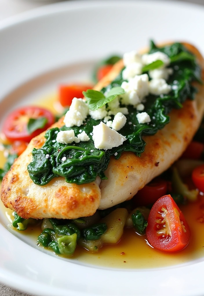 10 Satisfying Foods for Weight Loss That Make Dieting a Breeze! - 6. Spinach and Feta Stuffed Chicken Breast