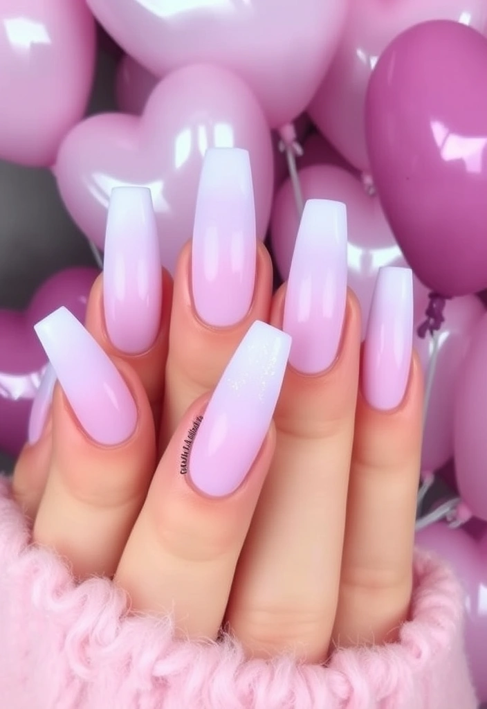 10 Stunning Nail Ideas for Valentine's Day 2025! - 2. Pastel Ombre Love
