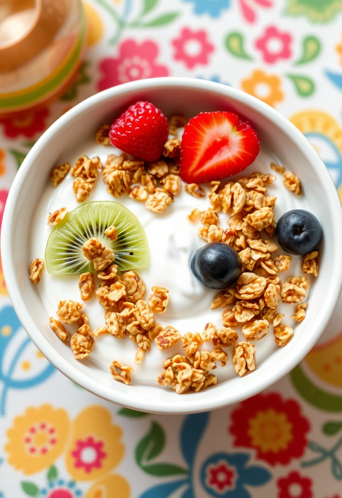 12 Guilt-Free Snacks That Will Satisfy Your Cravings Without the Regrets! - 11. Coconut Yogurt with Granola