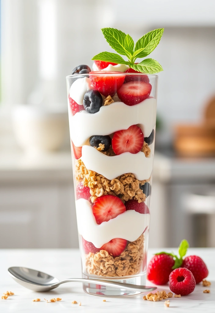 12 Guilt-Free Snacks That Will Satisfy Your Cravings Without the Regrets! - 5. Greek Yogurt Parfait