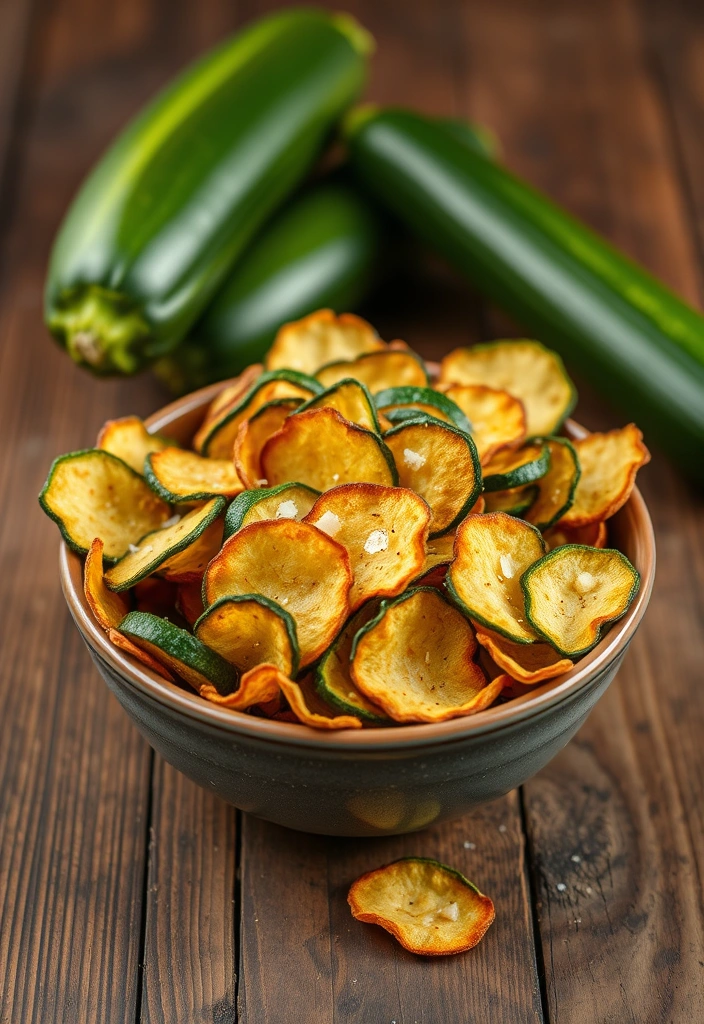 12 Guilt-Free Snacks That Will Satisfy Your Cravings Without the Regrets! - 8. Zucchini Chips