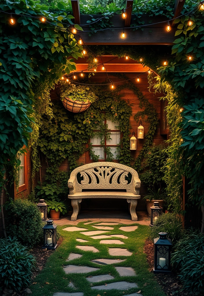 15 Enchanting Medieval Home Decor Ideas That Will Transport You to a Castle! - 10. Enchanted Garden Nooks