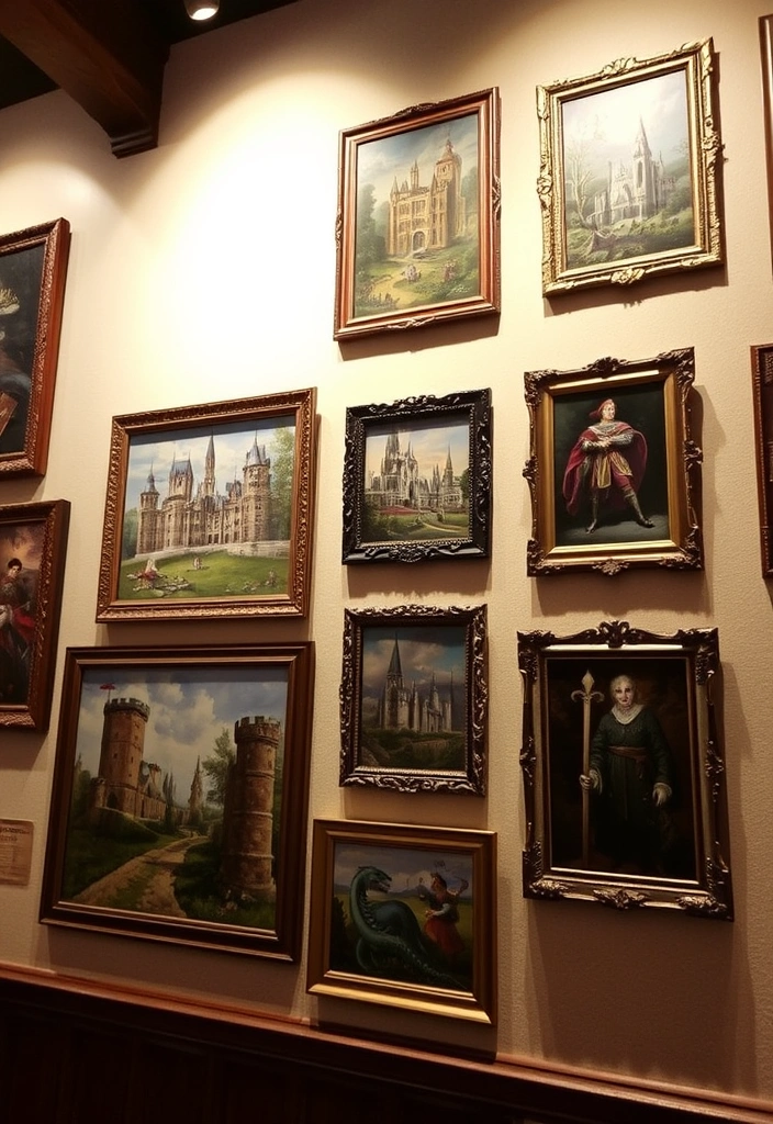 15 Enchanting Medieval Home Decor Ideas That Will Transport You to a Castle! - 15. Spellbinding Artwork