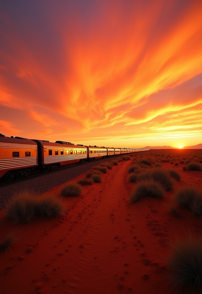 15 Scenic Train Routes in 2025 That Will Leave You Speechless! - 4. The Ghan, Australia