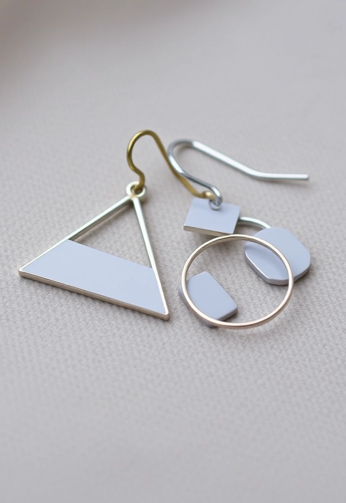 18 Minimalist Earring Trends That Prove Less Is More (Wait Until You See #7!) - 16. Simple Geometric Shapes
