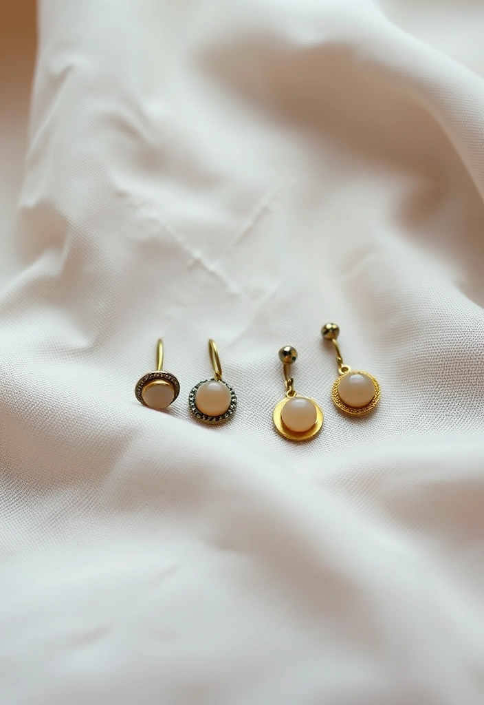 18 Minimalist Earring Trends That Prove Less Is More (Wait Until You See #7!) - 18. Vintage Minimalism