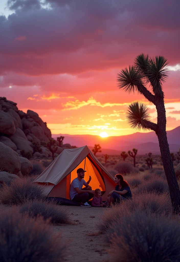 20 Breathtaking Outdoor Family Vacations That Will Inspire Adventure! - 6. Joshua Tree National Park, California