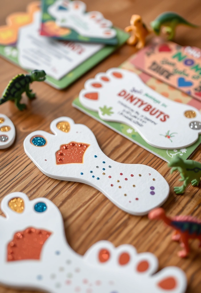 20 Jaw-Dropping Dinosaur Party Ideas That Will Make Your Child Roar with Excitement! - 1. Dino-Mite Invitations