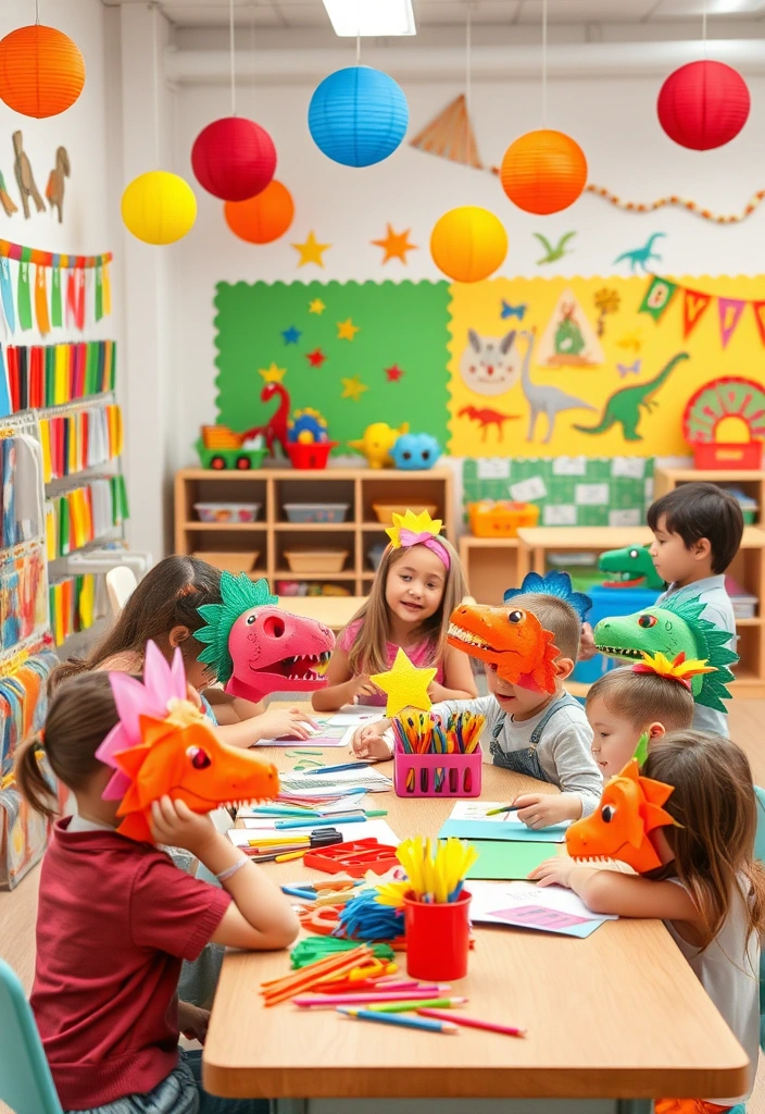20 Jaw-Dropping Dinosaur Party Ideas That Will Make Your Child Roar with Excitement! - 12. Dino-Themed Crafts