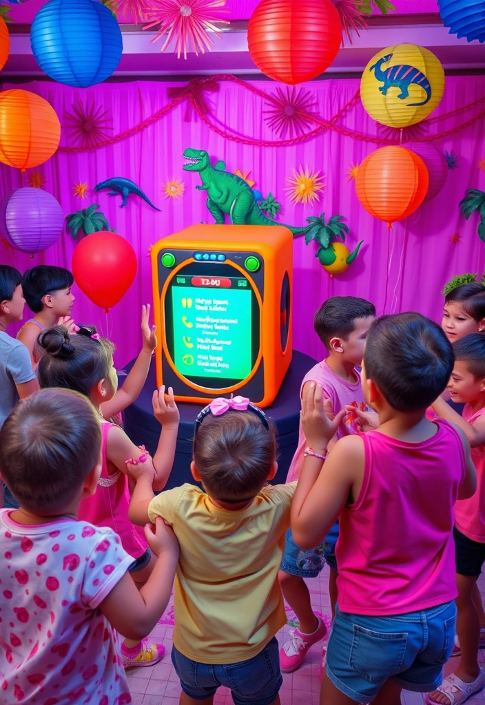 20 Jaw-Dropping Dinosaur Party Ideas That Will Make Your Child Roar with Excitement! - 13. Dino-Themed Music Playlist