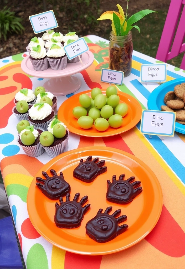 20 Jaw-Dropping Dinosaur Party Ideas That Will Make Your Child Roar with Excitement! - 4. Dino Snack Station
