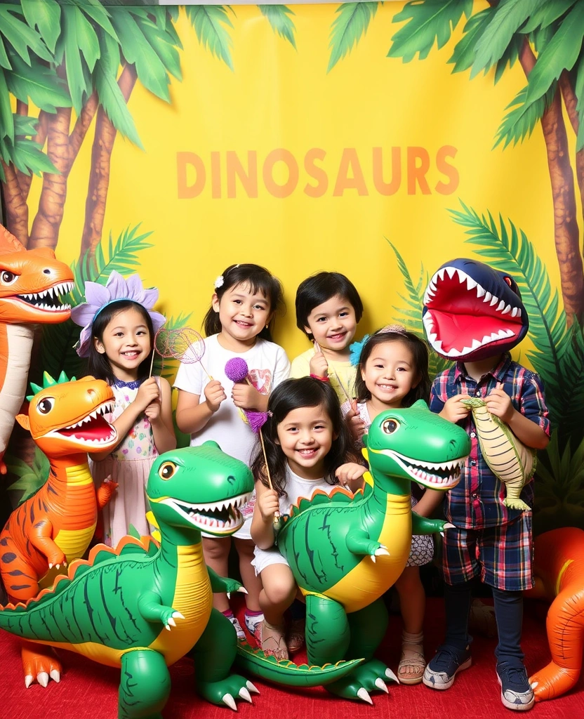 20 Jaw-Dropping Dinosaur Party Ideas That Will Make Your Child Roar with Excitement! - 8. Dino Photo Booth