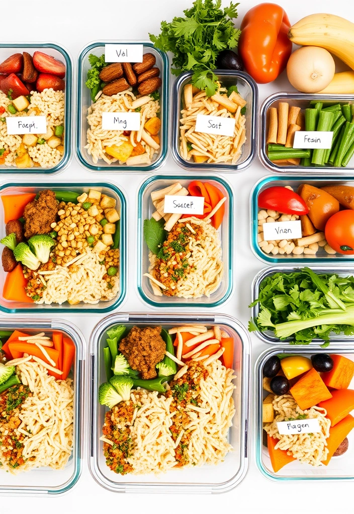 20 Nutrition Tips for Longevity: 10 Healthy Habits You Can’t Ignore! - 15. Plan and Prepare Meals