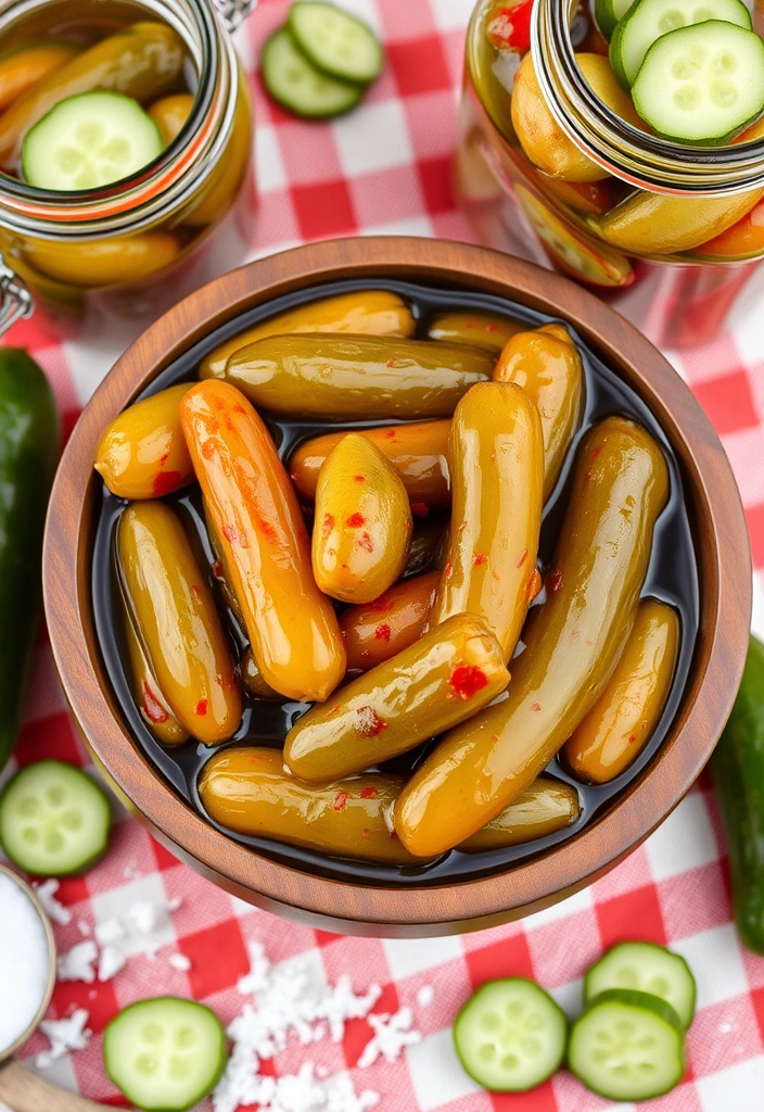 20 Spicy Pickle Recipes That Will Make Your Taste Buds Dance  - 4. Sweet and Spicy Pickles