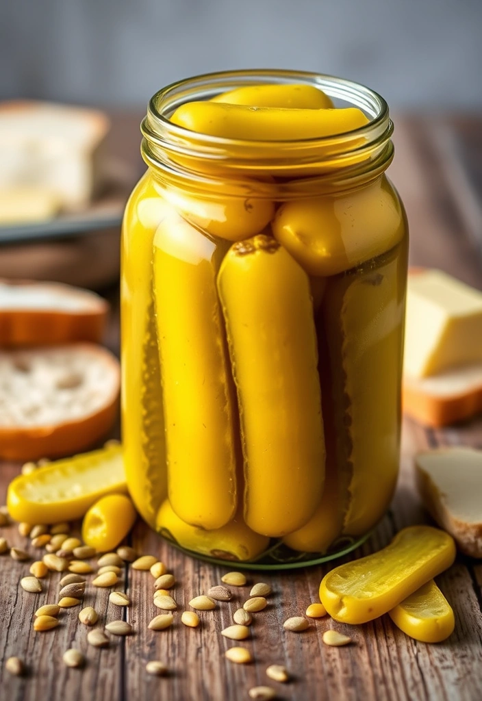 20 Spicy Pickle Recipes That Will Make Your Taste Buds Dance  - 6. Spicy Bread and Butter Pickles
