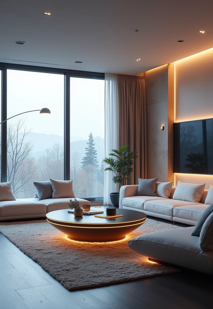 2025's Luxury Decor Trends That Will Make Your Home Shine! - 12. Futuristic Elements