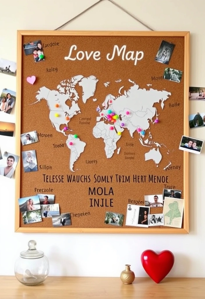 2025's Most Inspiring Valentine Ideas That Will Make You Fall in Love Again! - 12. DIY Love Map