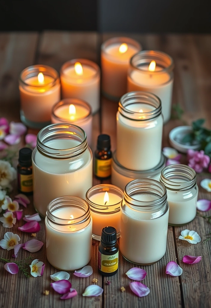 2025's Most Inspiring Valentine Ideas That Will Make You Fall in Love Again! - 6. DIY Aromatherapy Candles