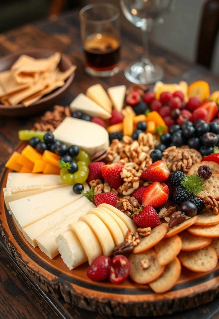 21 Finger Foods for 2025 Parties That Everyone Will Love! - 14. Fruit and Cheese Board