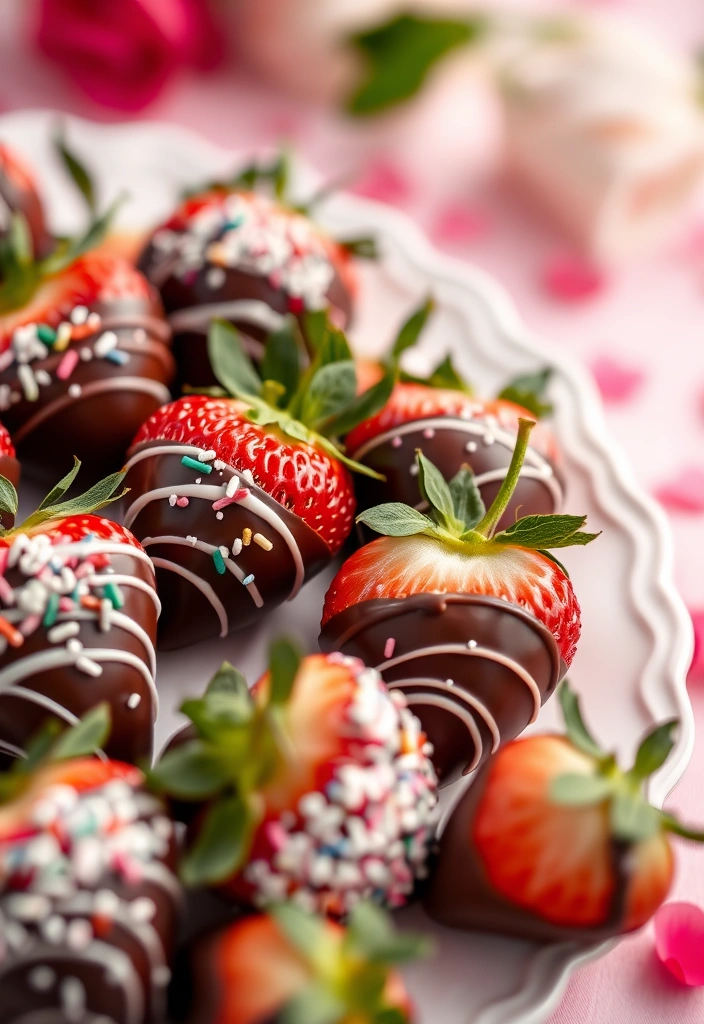 21 Finger Foods for 2025 Parties That Everyone Will Love! - 15. Chocolate-Dipped Strawberries