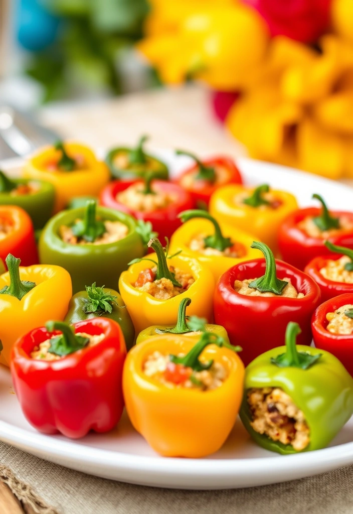 21 Finger Foods for 2025 Parties That Everyone Will Love! - 5. Stuffed Mini Peppers