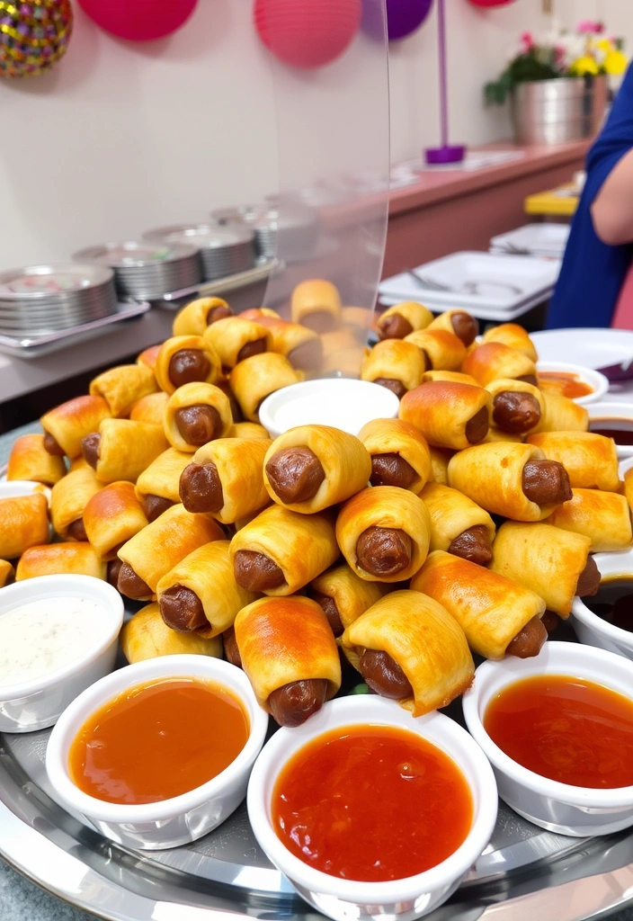 21 Finger Foods for 2025 Parties That Everyone Will Love! - 9. Pigs in a Blanket