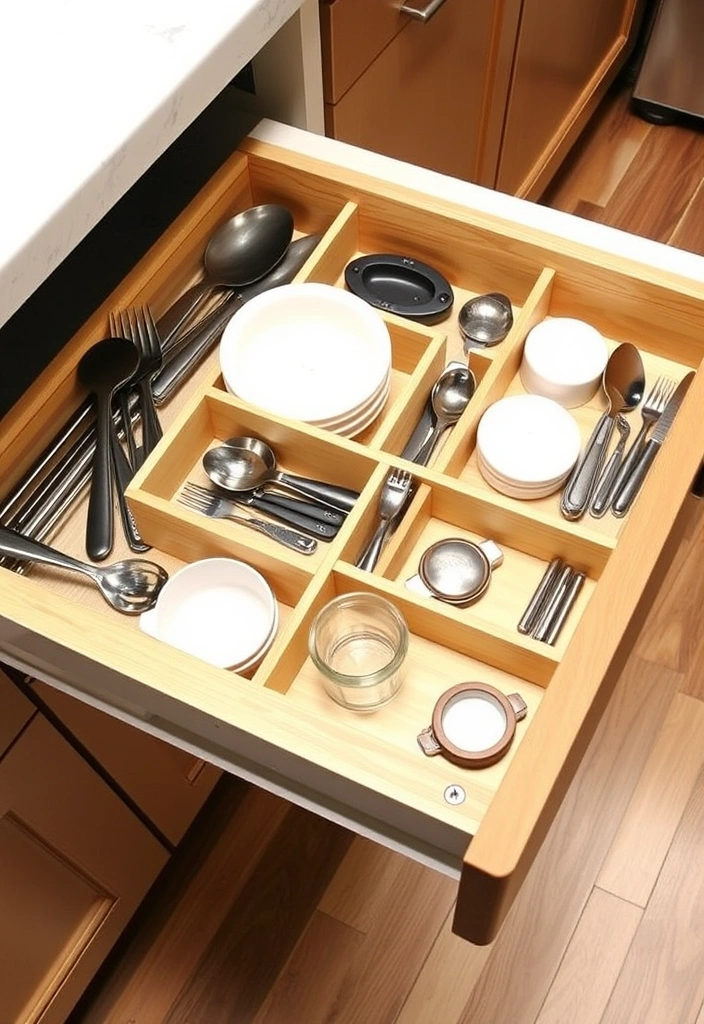 22 Space-Saving Solutions for 2025 That Will Maximize Every Corner! - 12. Drawer Dividers: Orderly and Accessible