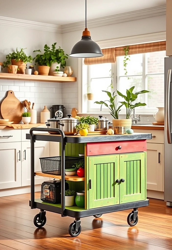 22 Space-Saving Solutions for 2025 That Will Maximize Every Corner! - 17. Rolling Carts: Mobile Organization