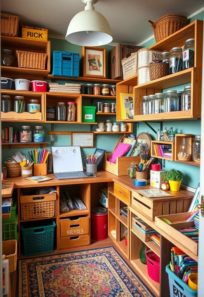 22 Space-Saving Solutions for 2025 That Will Maximize Every Corner! - 22. DIY Upcycled Storage: Sustainable Creativity