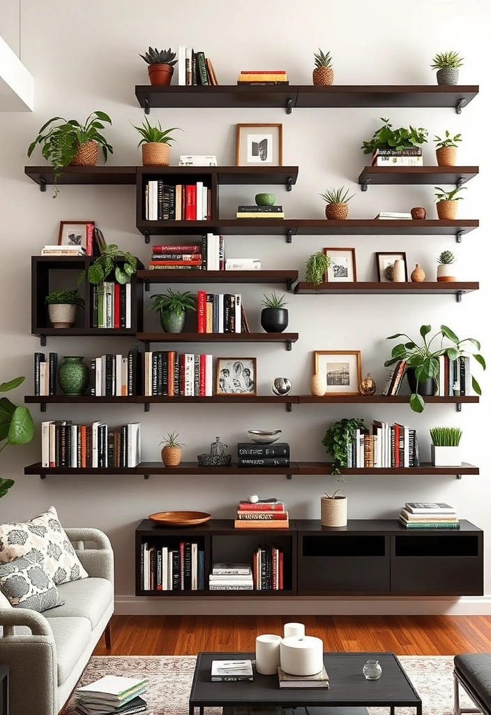 22 Space-Saving Solutions for 2025 That Will Maximize Every Corner! - 6. Floating Shelves: Elevating Your Decor