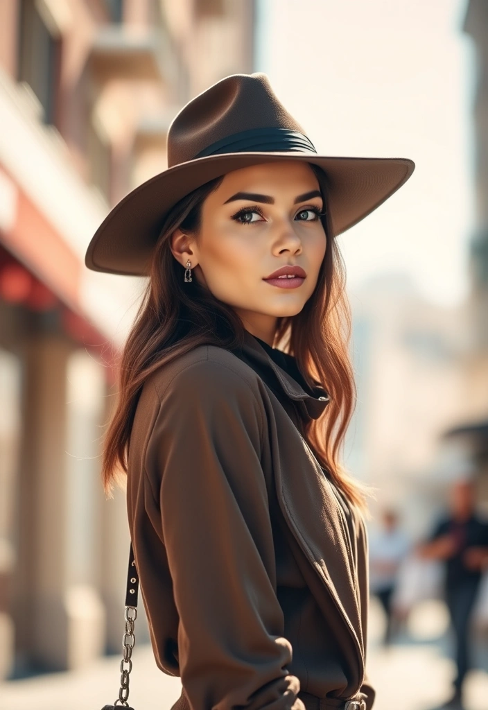 25 Street Moto Boho Styles That Will Turn Heads Everywhere You Go! - 13. The Power of a Great Hat