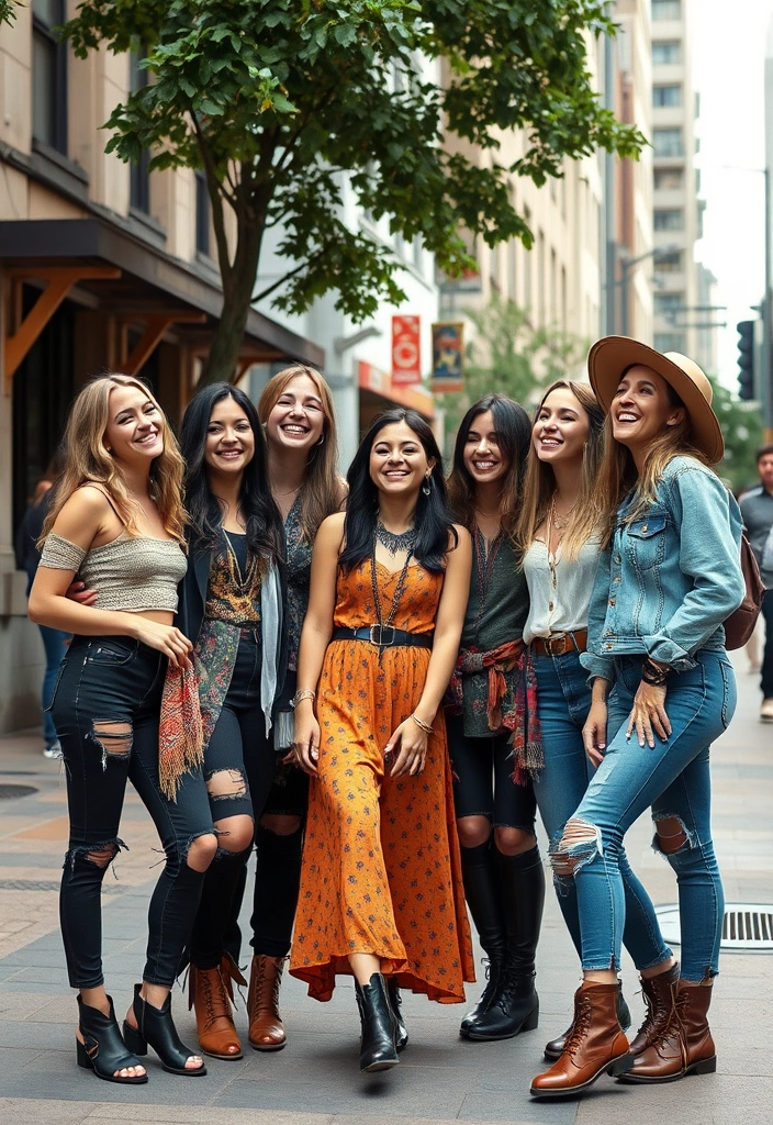 25 Street Moto Boho Styles That Will Turn Heads Everywhere You Go! - 21. Embrace Your Unique Style!