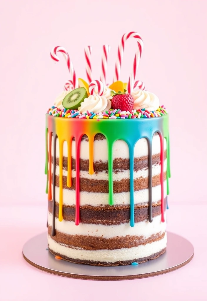 Chaotic Cakes 2025: 10 Crazy Creations That Will Wow Everyone! - 1. The Drip Cake Extravaganza