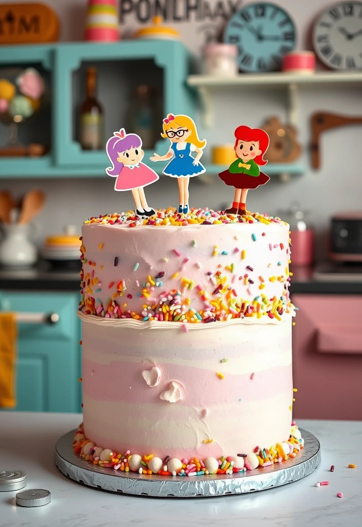 Chaotic Cakes 2025: 10 Crazy Creations That Will Wow Everyone! - 10. The Retro Cake Revival