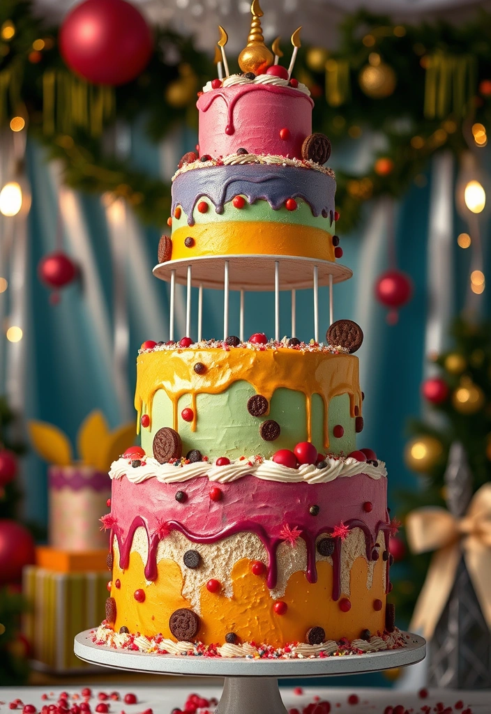 Chaotic Cakes 2025: 10 Crazy Creations That Will Wow Everyone! - 2. Gravity-Defying Cakes