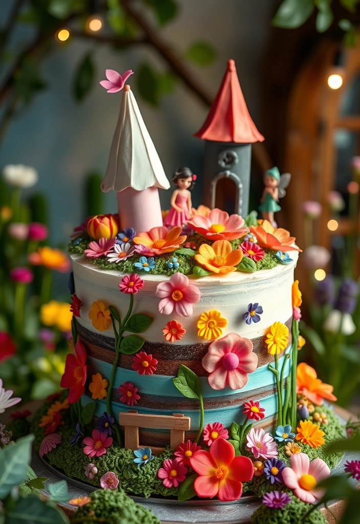 Chaotic Cakes 2025: 10 Crazy Creations That Will Wow Everyone! - 4. The Whimsical Wonderland Cake