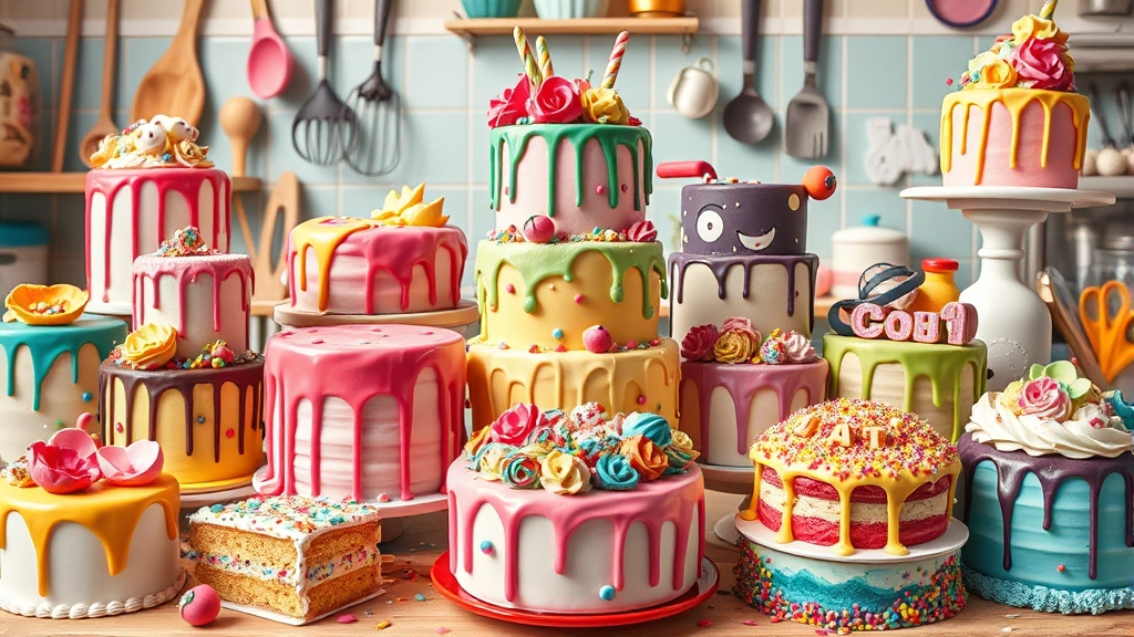 10 Amazing Chaotic Cake Creations For 2025!