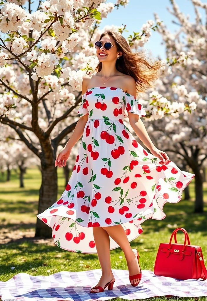 Get Ready for Cherry Vibes: Must-Have Styles for the 2025 Fashion Season! - 2. Playful Cherry Patterns