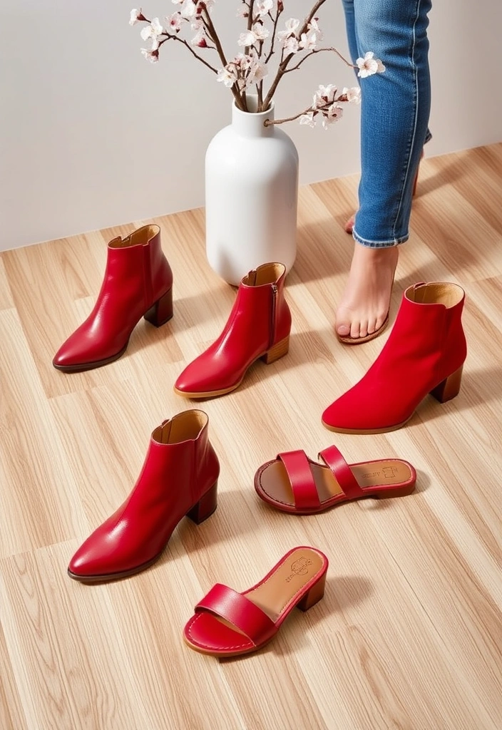 Get Ready for Cherry Vibes: Must-Have Styles for the 2025 Fashion Season! - 4. Cherry-Inspired Footwear