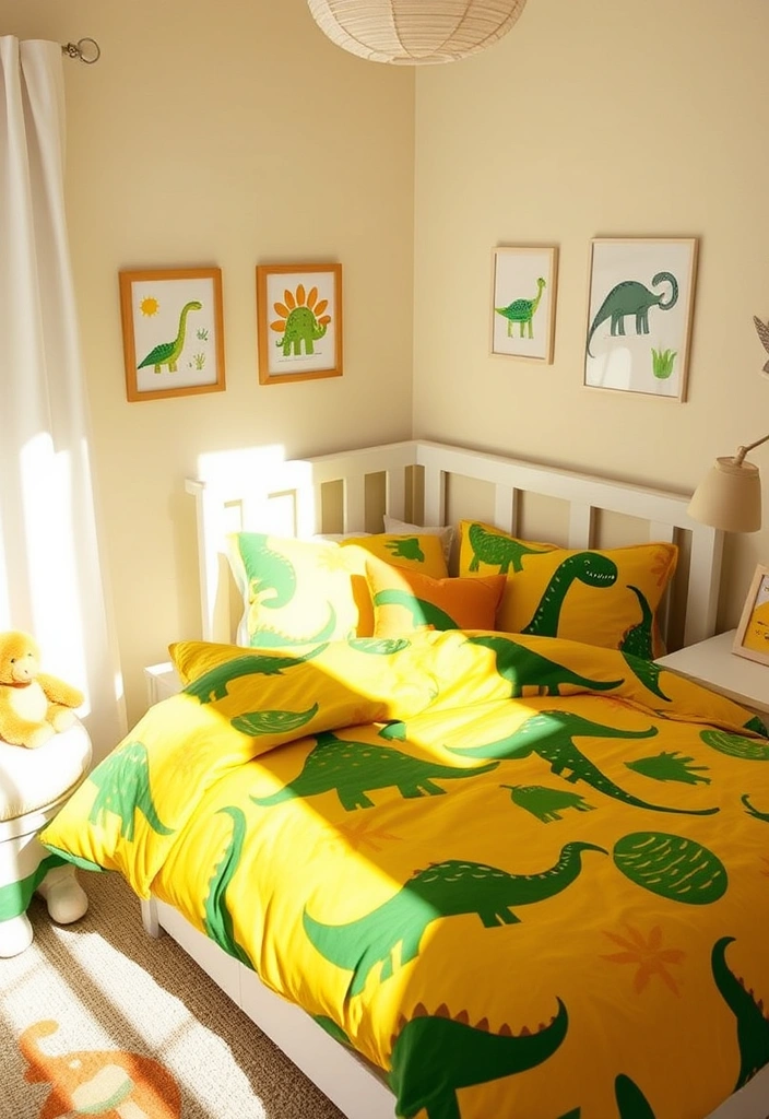 Primary Play: 10 Vibrant Decor Ideas That’ll Transform Your Kids' Space! - 8. Themed Bedding Sets