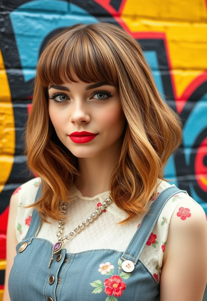 Top 10 Hair Styles for Women in 2025 - 4. Retro-Inspired Bangs
