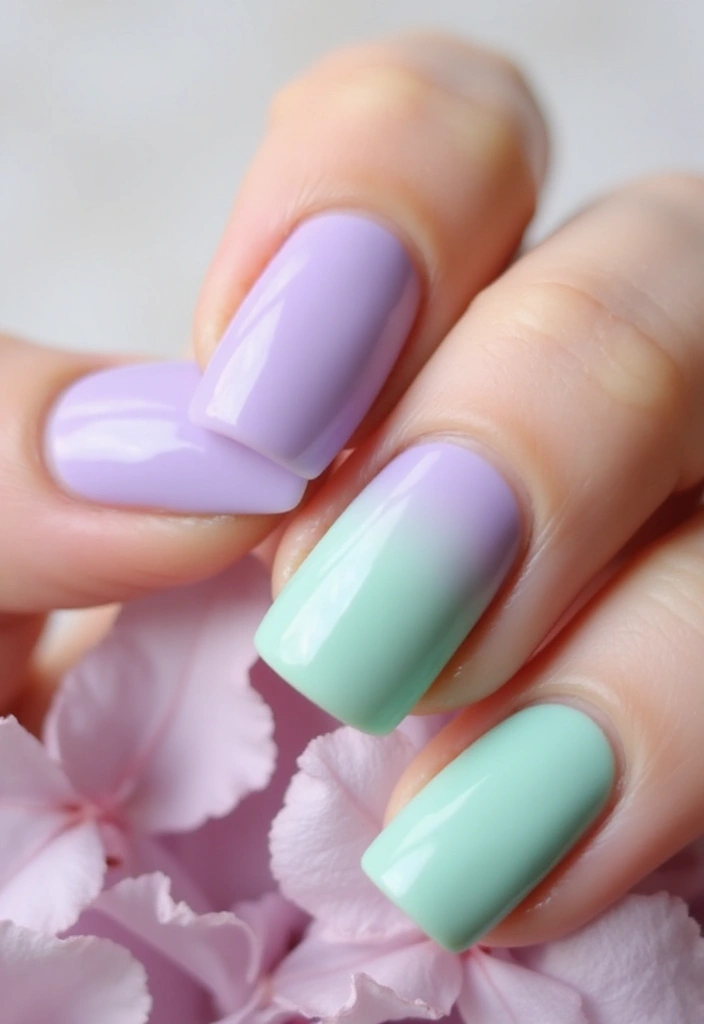 10 Spring Nails 2025 Inspirations That Will Make Your Nails Pop! - 1. Pastel Ombre Delight
