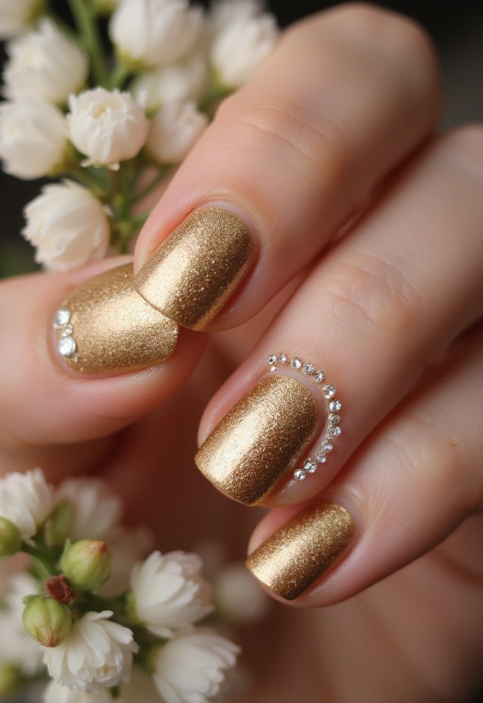 10 Spring Nails 2025 Inspirations That Will Make Your Nails Pop! - 4. Shimmering Metallics