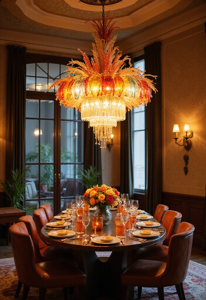 10 Stunning Eclectic Maximalism Inspirations for a Bold 2025 Home Makeover! - 5. Statement Lighting