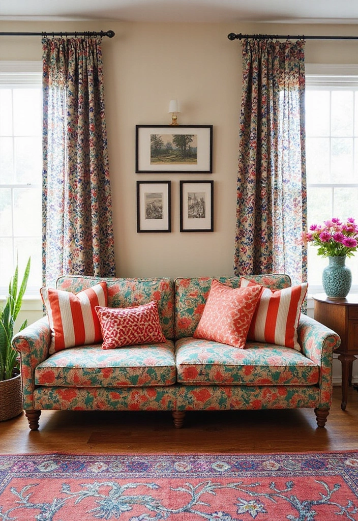 10 Stunning Eclectic Maximalism Inspirations for a Bold 2025 Home Makeover! - 6. Playful Patterns