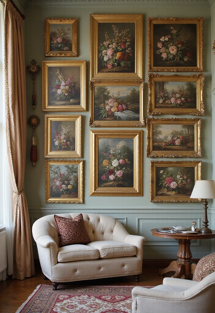 10 Stunning Rococo Frills That'll Transform Your Space Into a Luxurious Haven! - 10. Artistic Wall Art